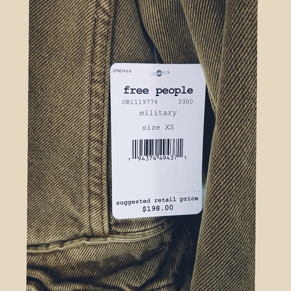 Free People Seamed and Structured Denim Jacket - Picture 10 of 12